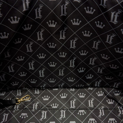 Loungefly The Mo Black Convertible Backpack & Tote Crossbody Pin Trader Bag