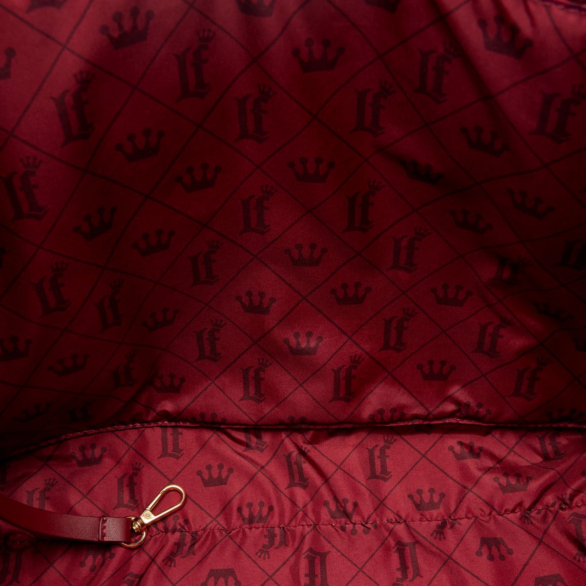 Loungefly The Mo Red Convertible Backpack & Tote Crossbody Pin Trader Bag