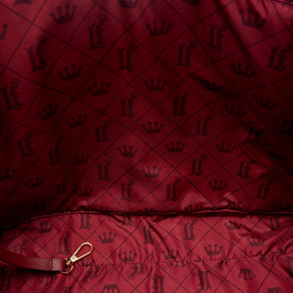 Loungefly The Mo Red Convertible Backpack & Tote Crossbody Pin Trader Bag