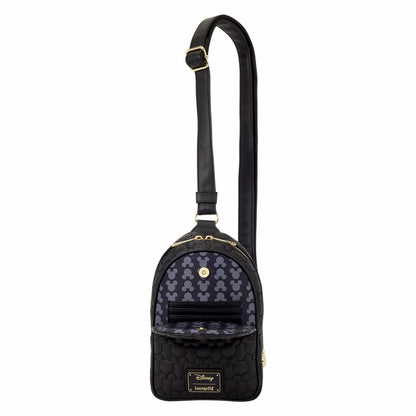Mickey Mouse Silhouette All-Over Print Sling Crossbody Bag