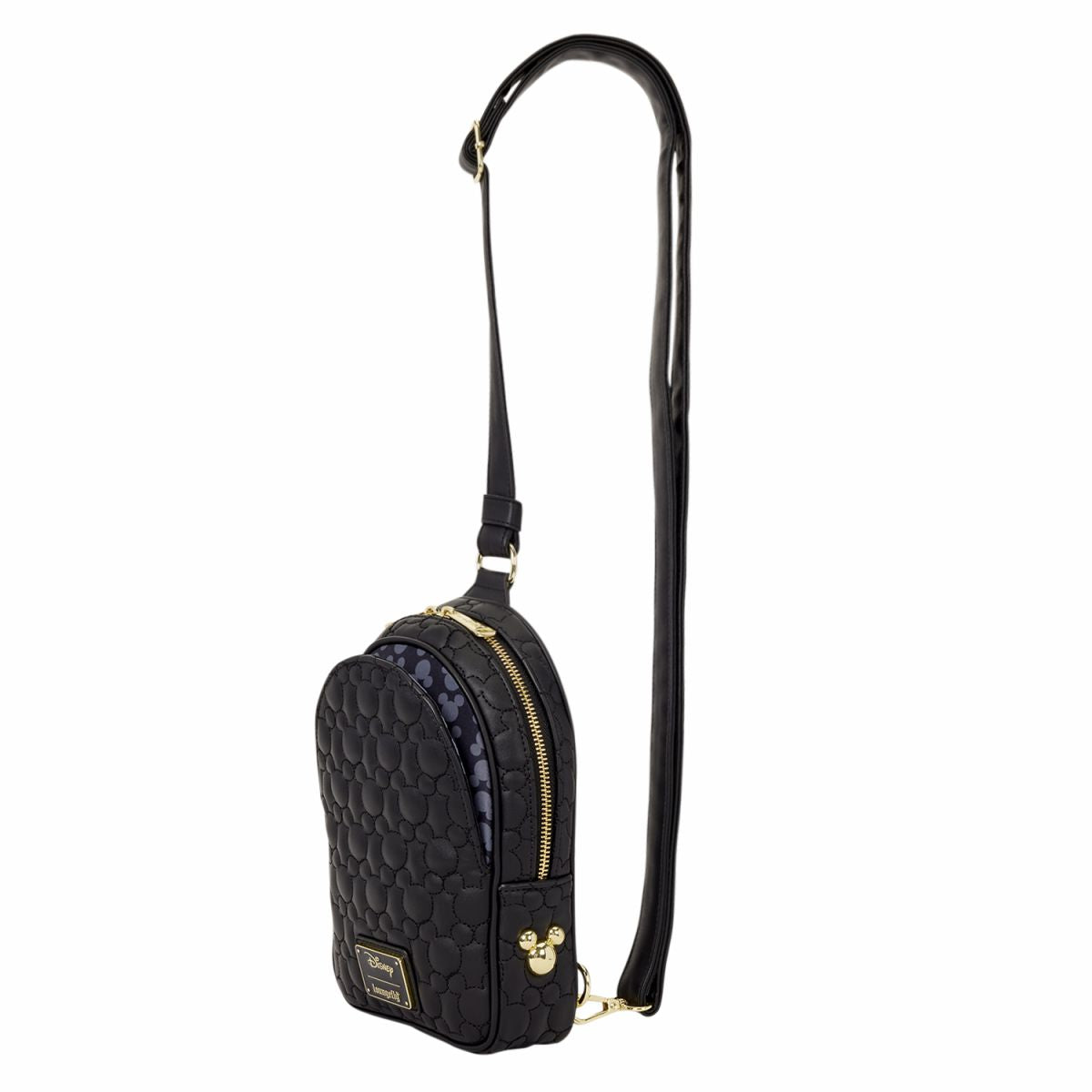 Mickey Mouse Silhouette All-Over Print Sling Crossbody Bag