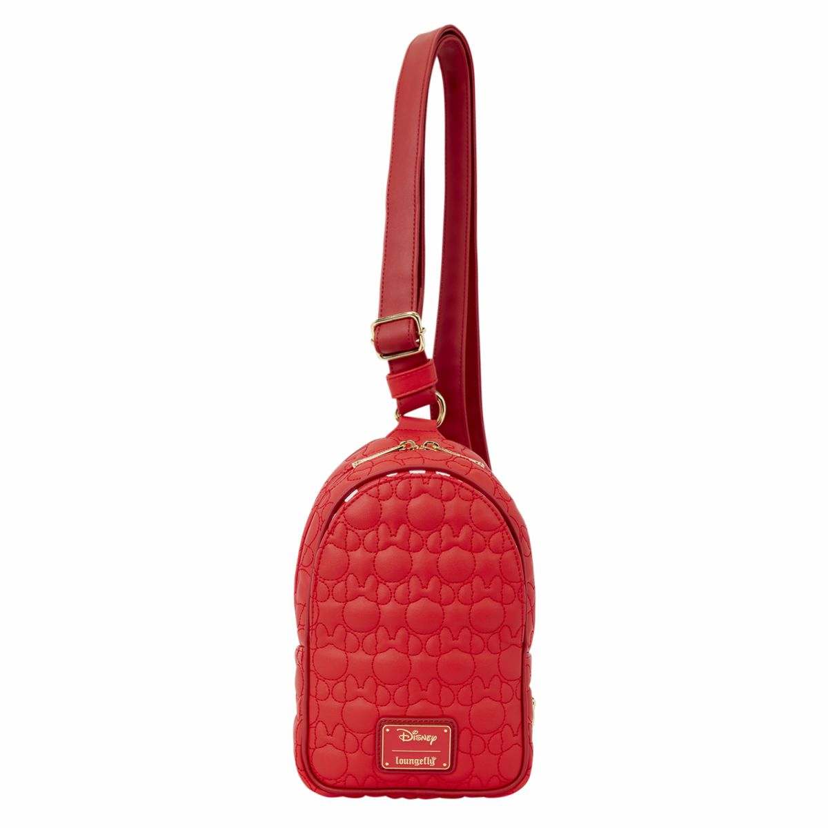 Minnie Mouse Silhouette All-Over Print Sling Crossbody Bag