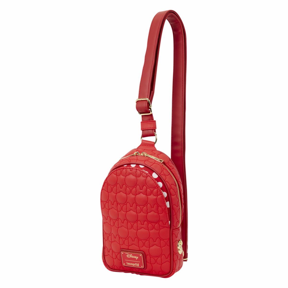 Minnie Mouse Silhouette All-Over Print Sling Crossbody Bag