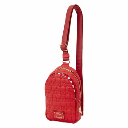 Minnie Mouse Silhouette All-Over Print Sling Crossbody Bag