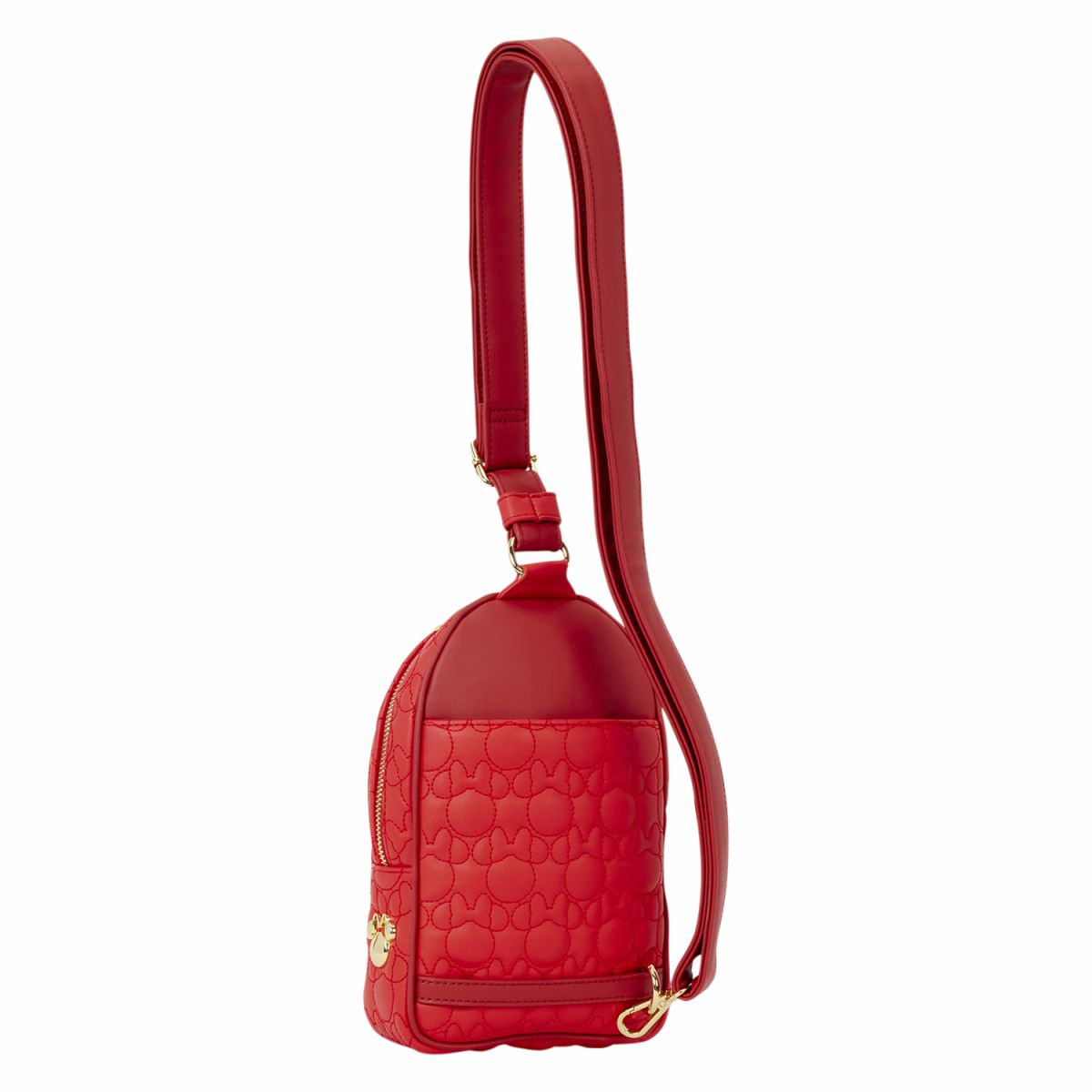 Minnie Mouse Silhouette All-Over Print Sling Crossbody Bag