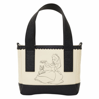 Alice in Wonderland Mini Tote Crossbody Bag