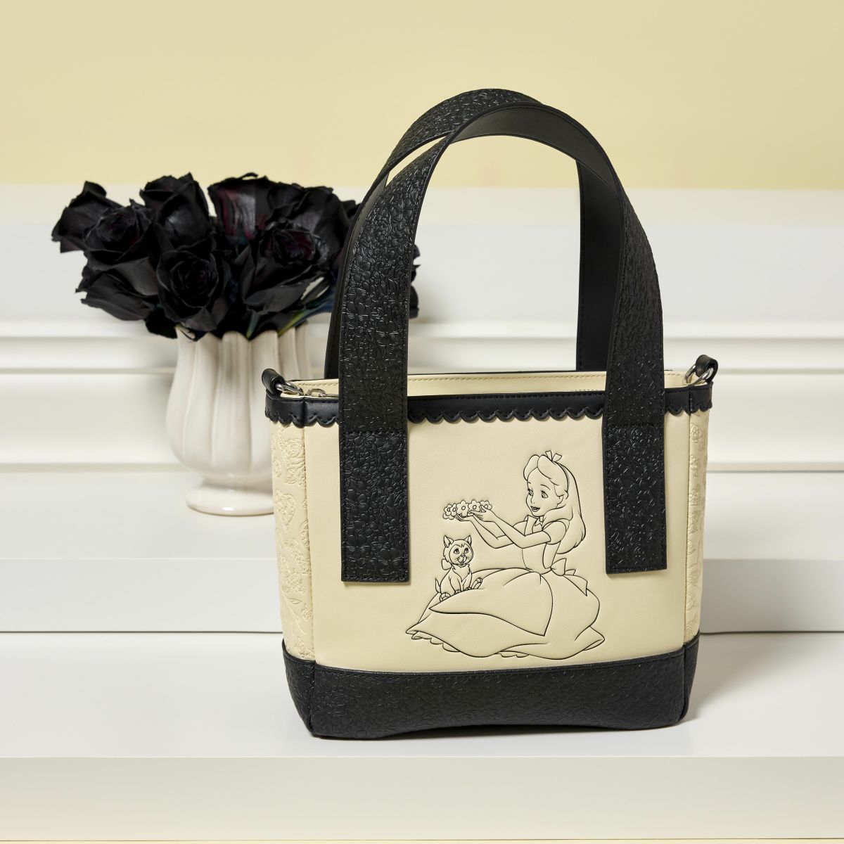 Alice in Wonderland Mini Tote Crossbody Bag