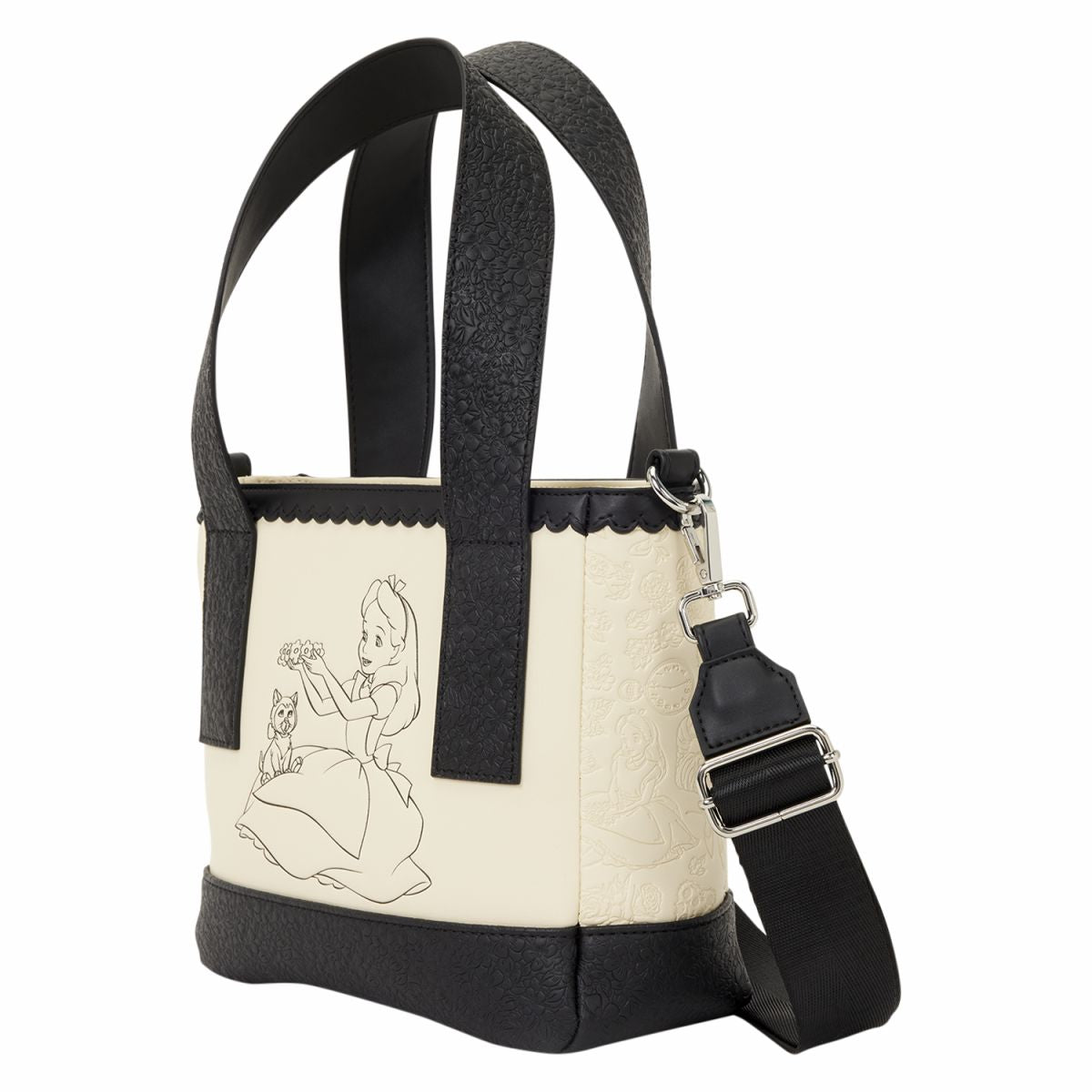 Alice in Wonderland Mini Tote Crossbody Bag
