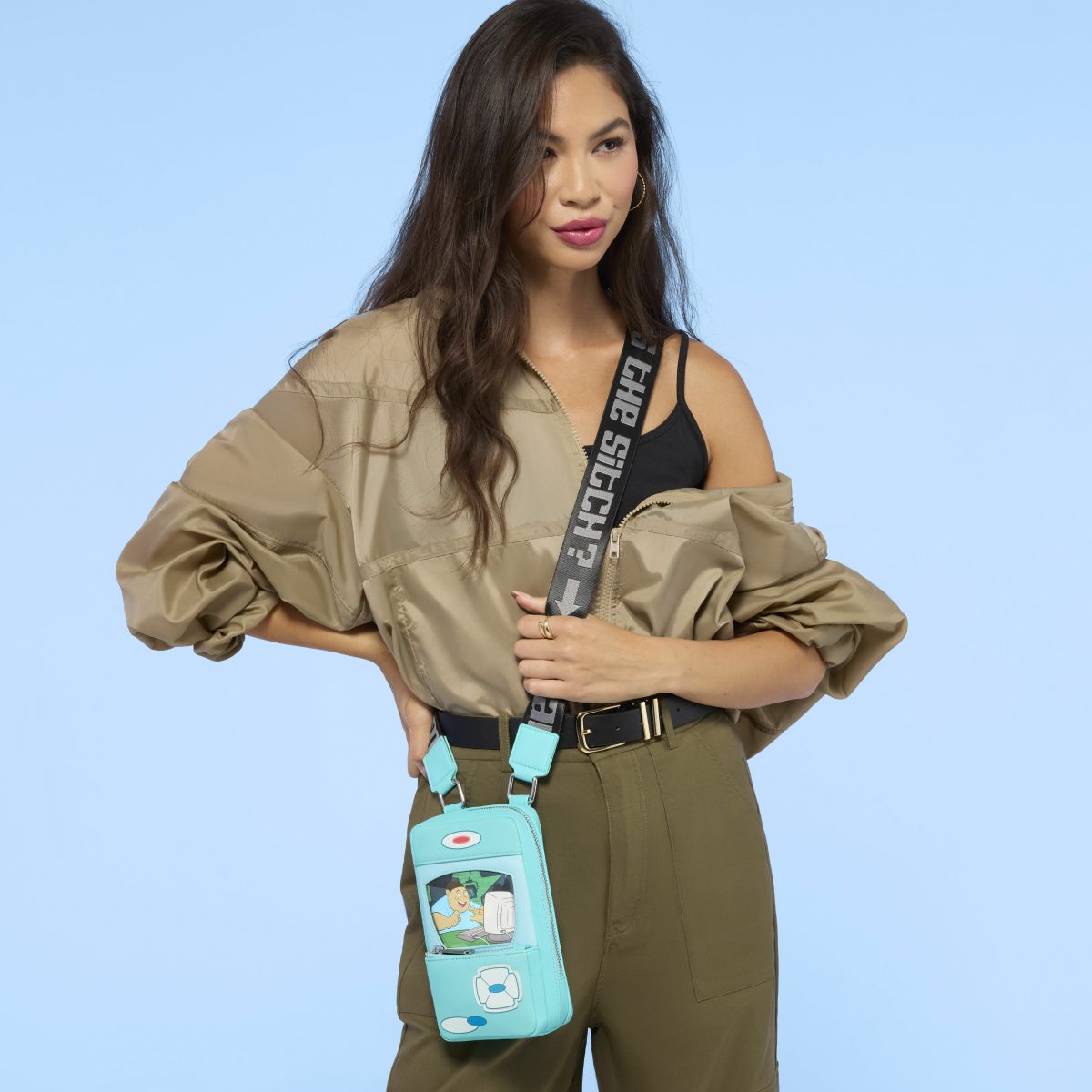 Kim Possible Kimmunicator Lenticular Sling Crossbody Bag