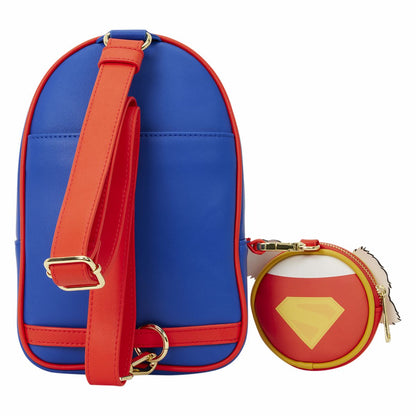 Supergirl Krypto Sling Crossbody Bag with Coin Bag