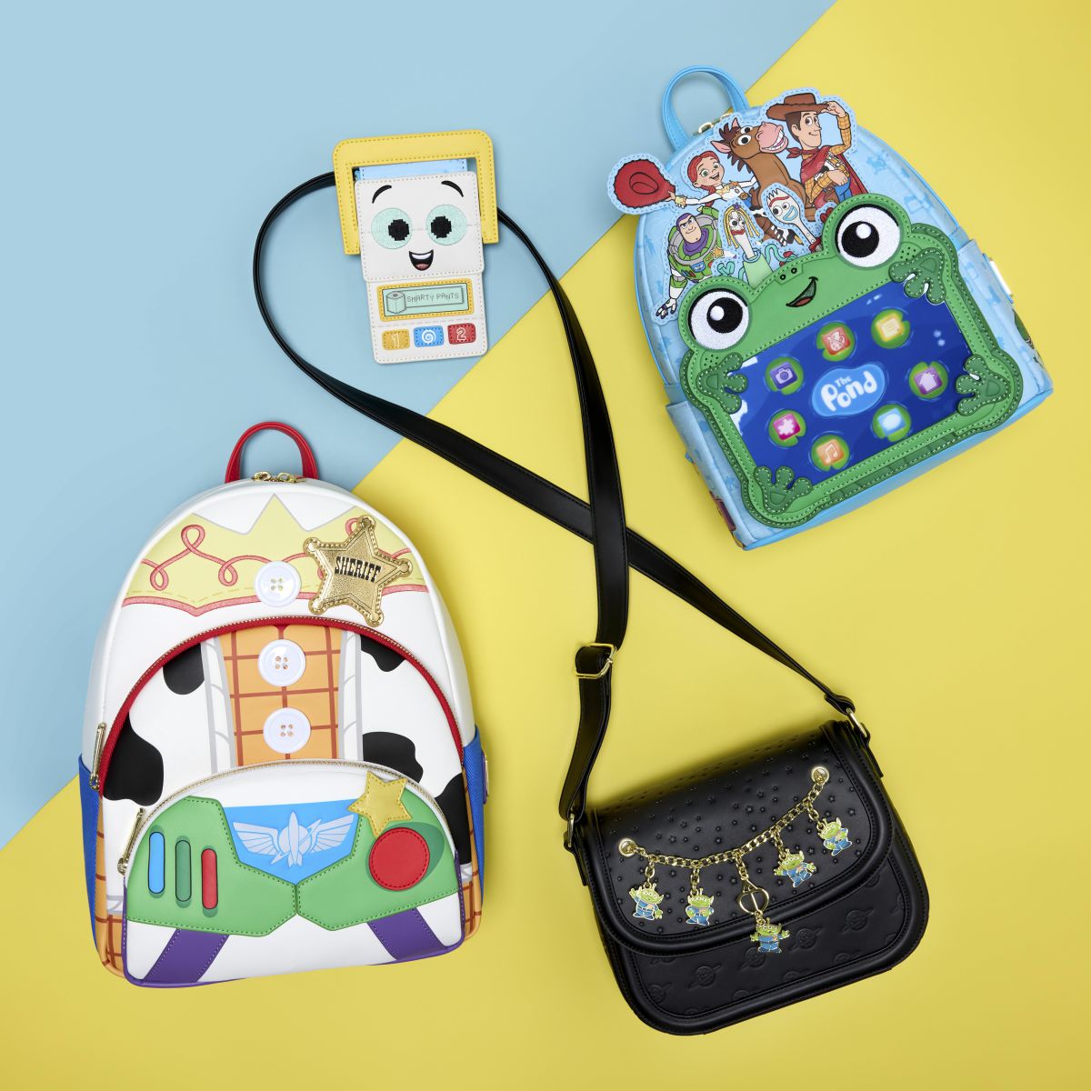 Toy Story 5 Aliens Charm Crossbody Bag