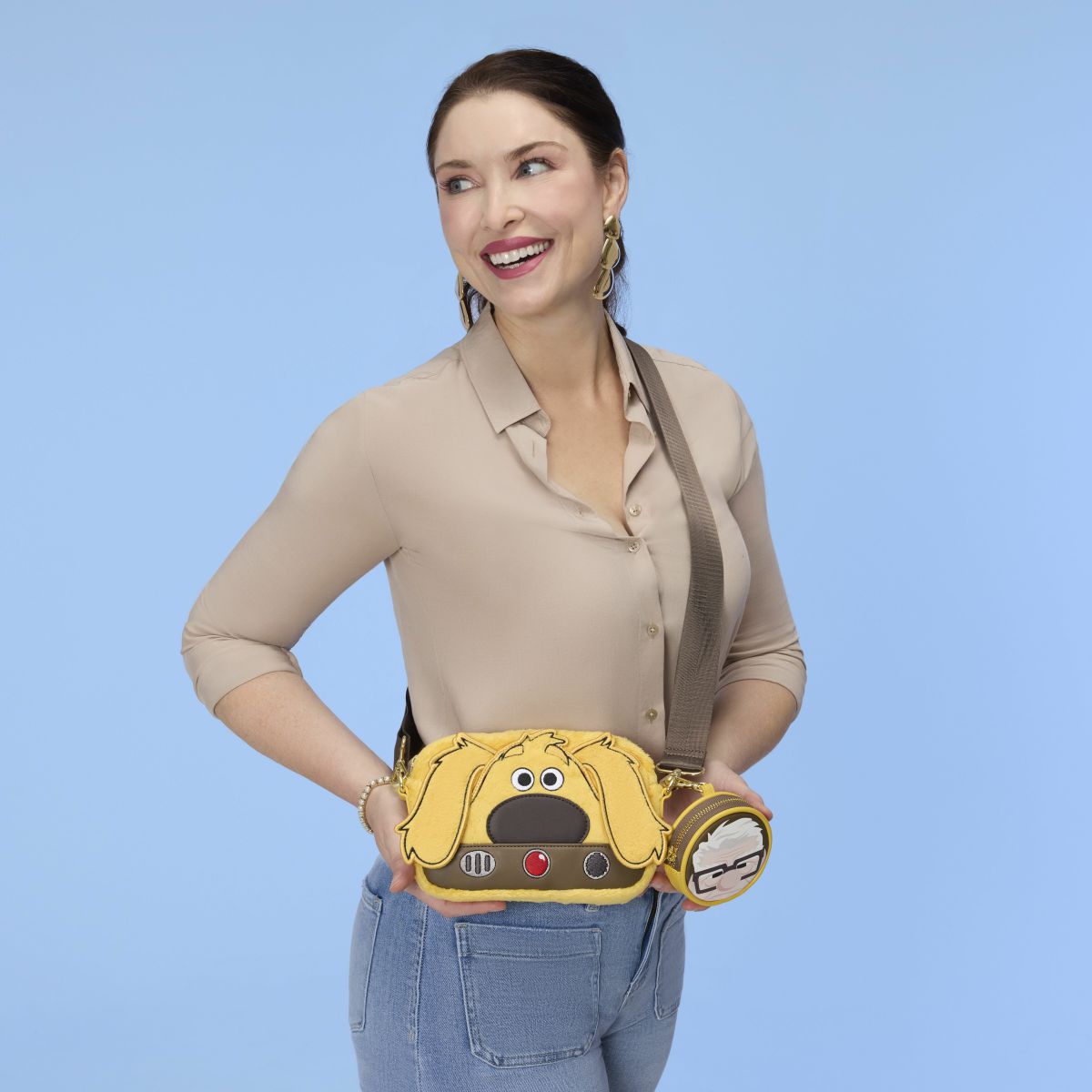 Up Dug Sling Crossbody Bag with Coin Bag