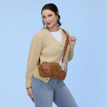 Chip 'n' Dale Sling Crossbody Bag with Coin Bag
