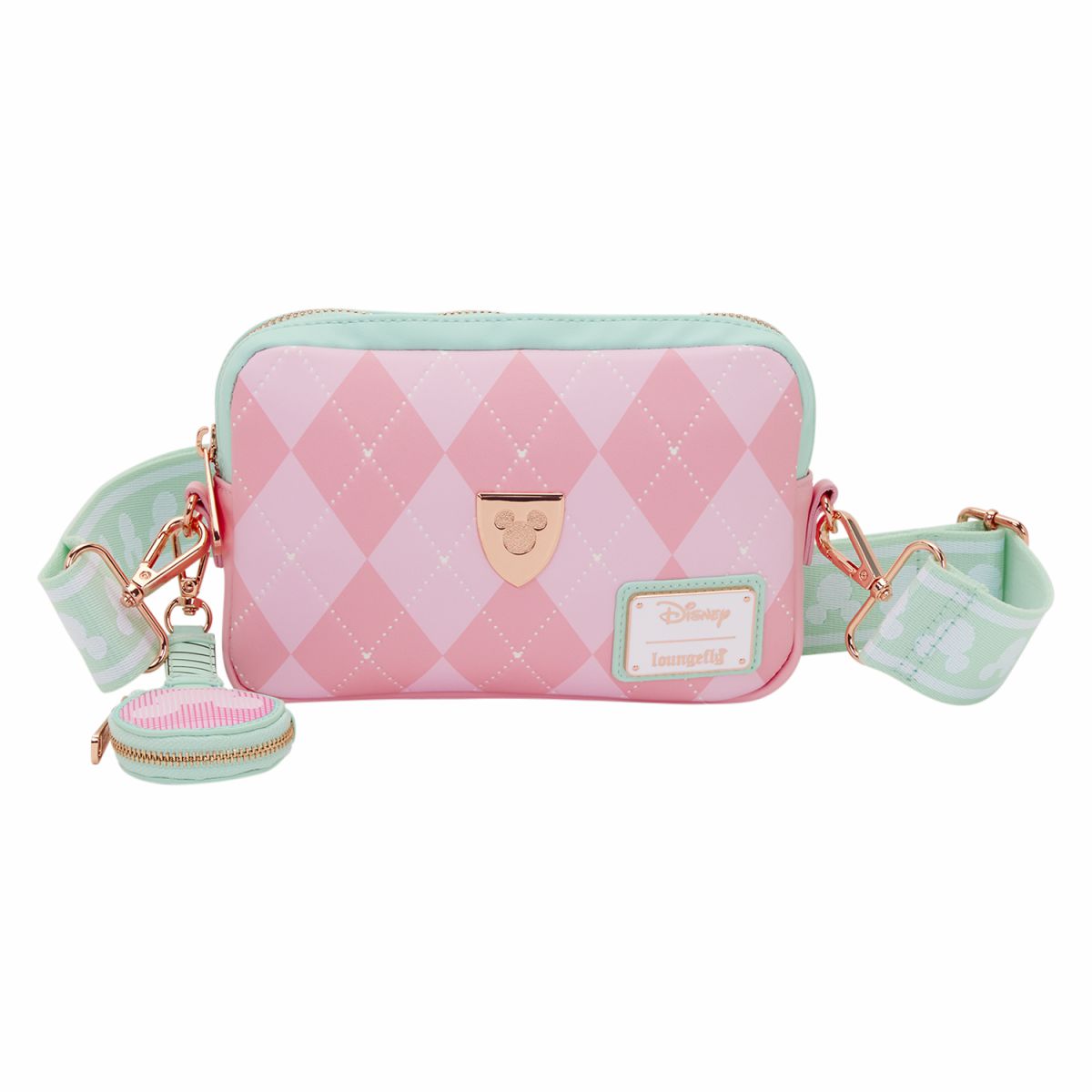Mickey Mouse Tennis Sling Crossbody Bag with Coin Bag