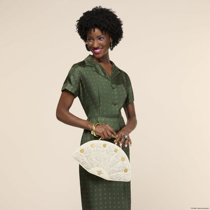 Bridgerton Figural Fan Handbag
