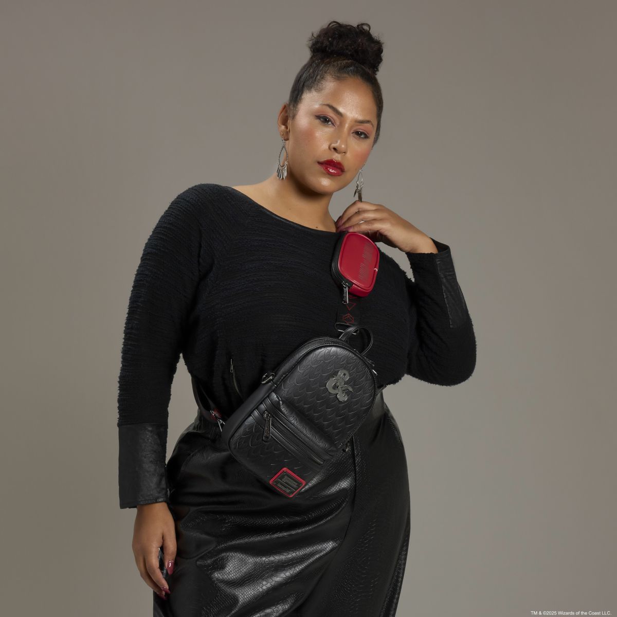 Dungeons & Dragons Sling Crossbody Bag with Accessory Pouch