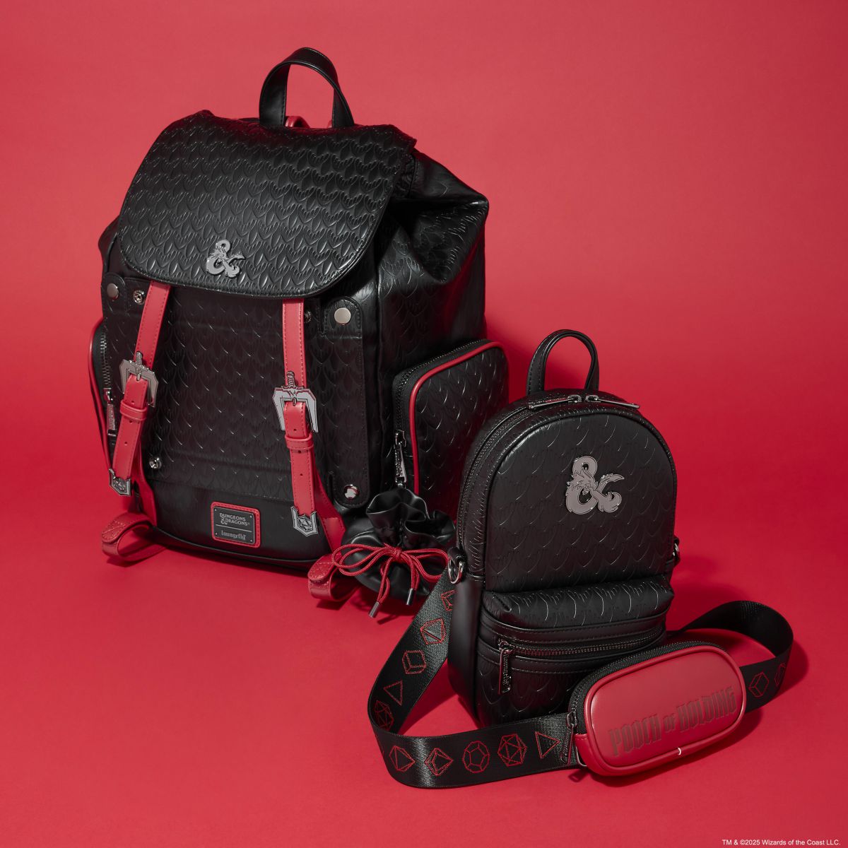 Dungeons & Dragons Sling Crossbody Bag with Accessory Pouch