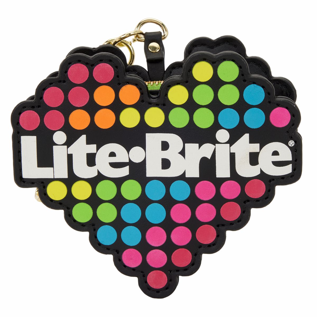 Lite-Brite Lenticular Glow Crossbody Bag with Coin Bag