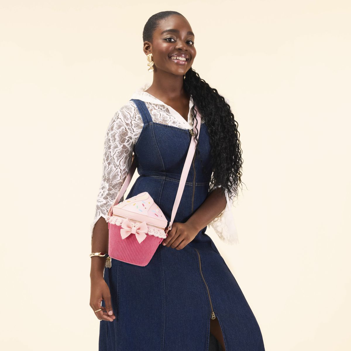 Loungefly Figural Cupcake Crossbody Bag