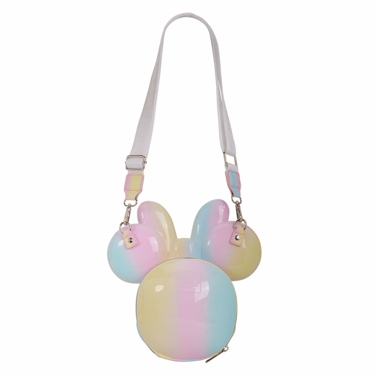 Minnie Mouse Pastel Tie-Dye Molded Figural Crossbody Bag