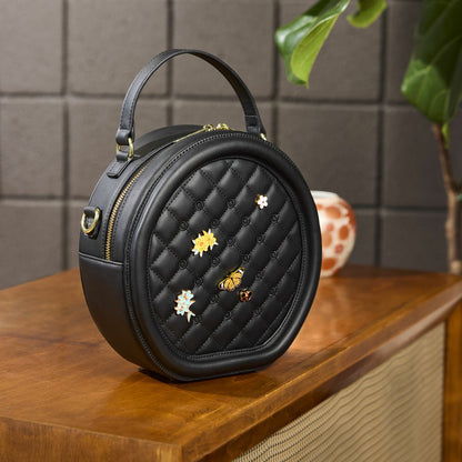 Loungefly The Laura Black Crossbody Pin Trader Bag