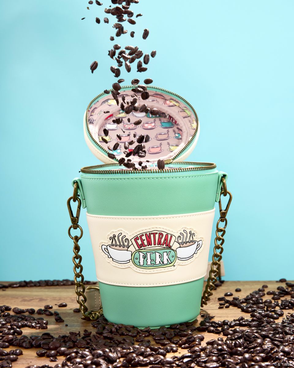 Friends Central Perk To-Go Coffee Cup Figural Scented Crossbody Bag