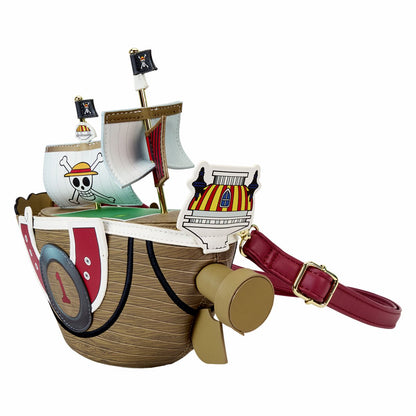 One Piece Thousand Sunny Ship Figural Crossbody Bag
