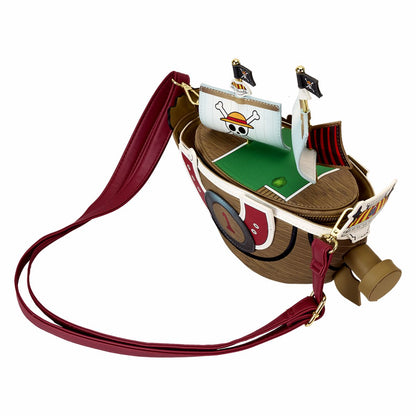 One Piece Thousand Sunny Ship Figural Crossbody Bag