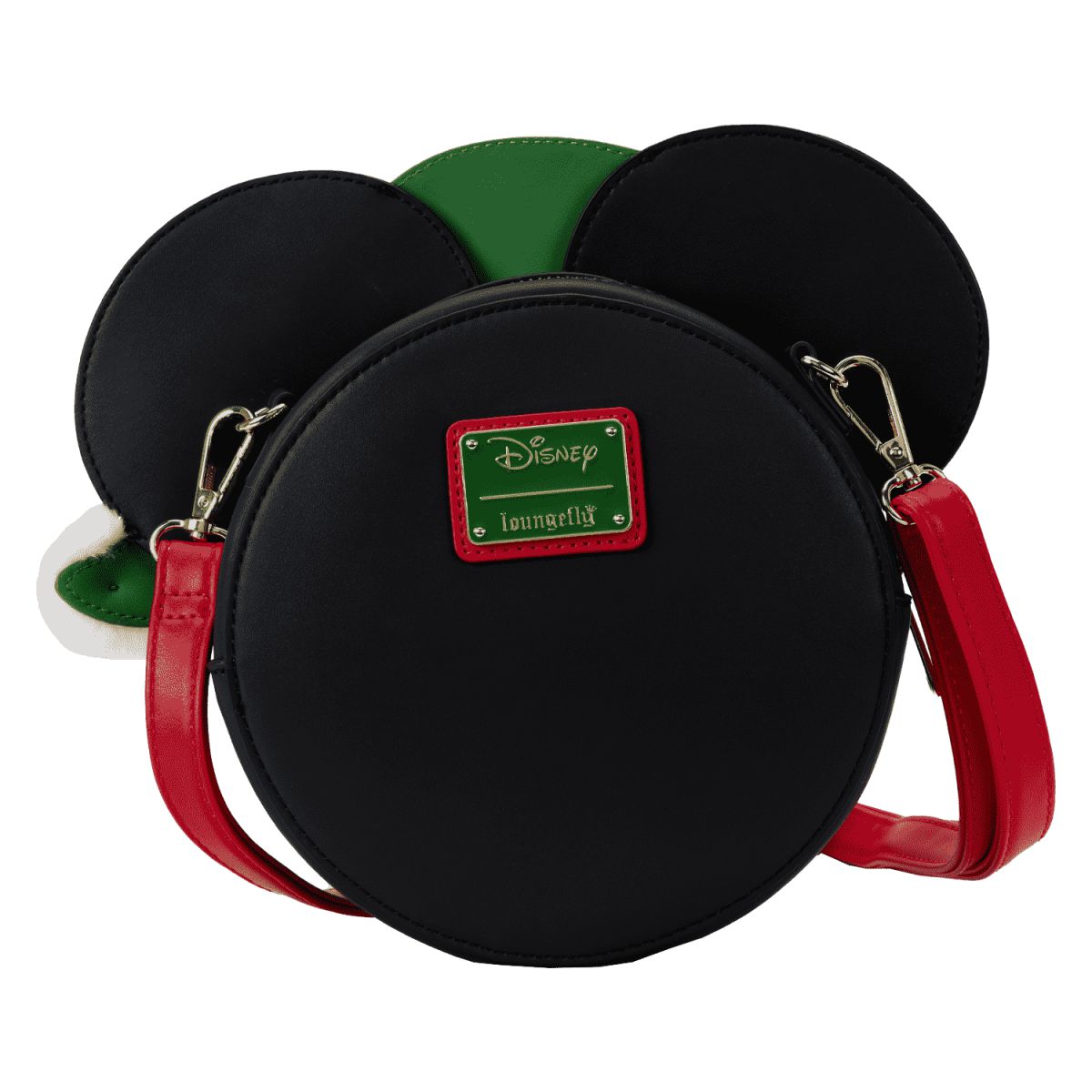 Minnie Mouse Polka Dot Santa Hat Quilted Crossbody Bag