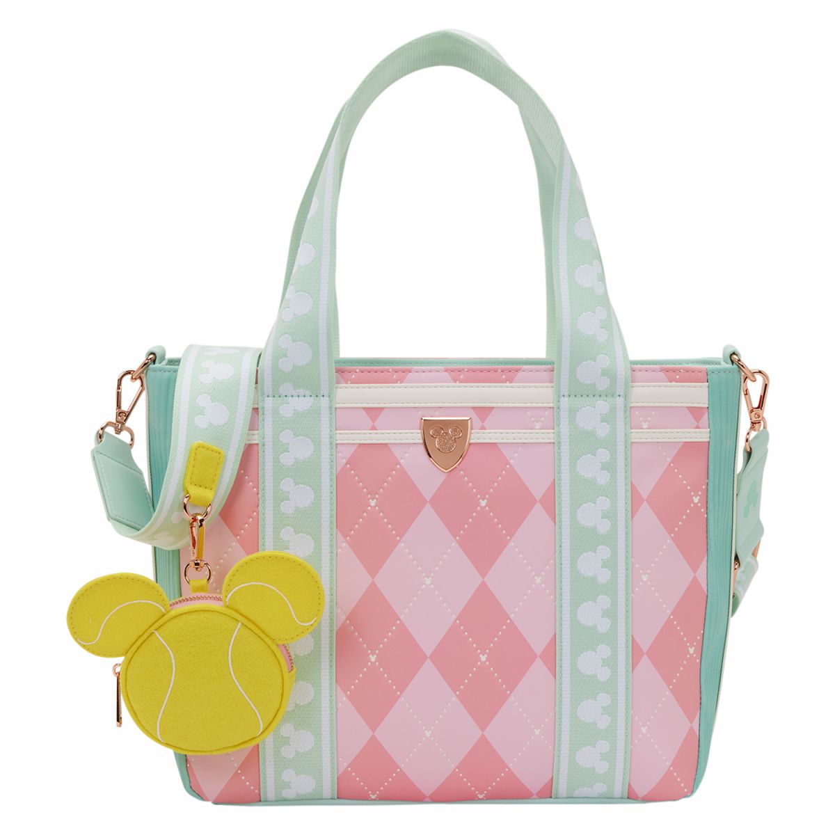 Mickey Mouse Tennis Tote Crossbody Bag with Coin Bag