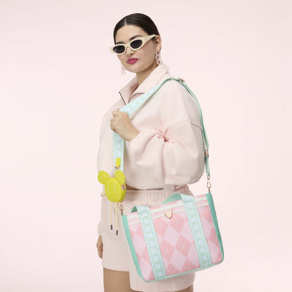 Mickey Mouse Tennis Tote Crossbody Bag with Coin Bag