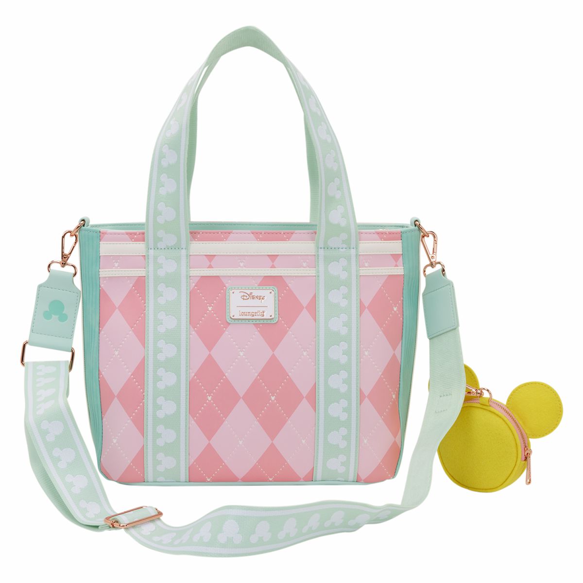 Mickey Mouse Tennis Tote Crossbody Bag with Coin Bag