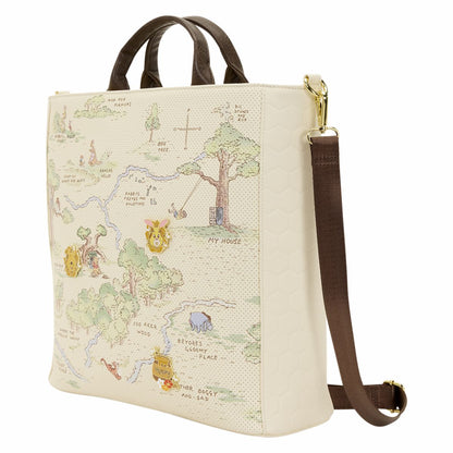 Winnie the Pooh Hundred Acre Wood Tote Pin Trader Crossbody Bag