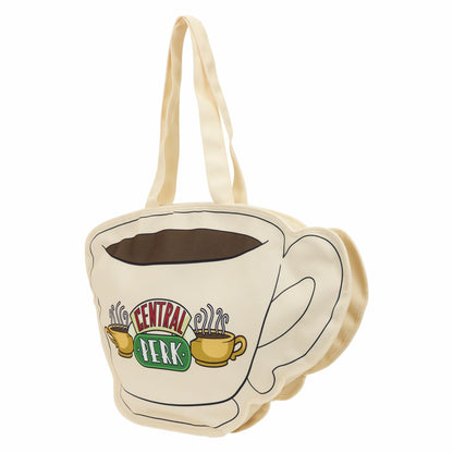 Friends Central Perk Coffee Cup Oversized Canvas Tote Bag