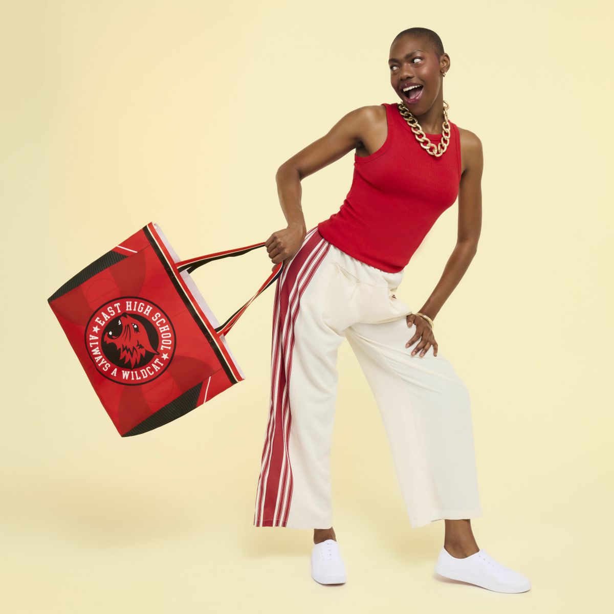 High School Musical Wildcats Oversized Canvas Tote Bag