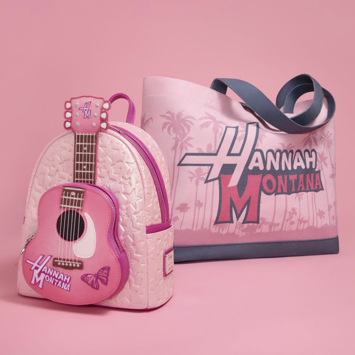 Hannah Montana Guitar Oversized Canvas Tote Bag