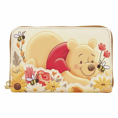 Winnie the Pooh Bees & Flowers Zip Around Wallet