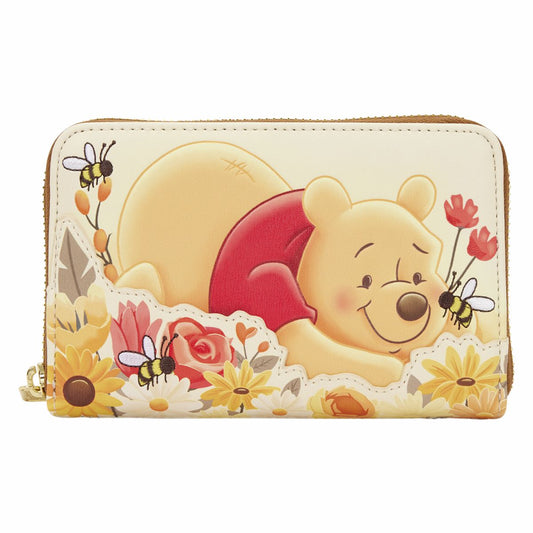 Winnie the Pooh Bees & Flowers Zip Around Wallet