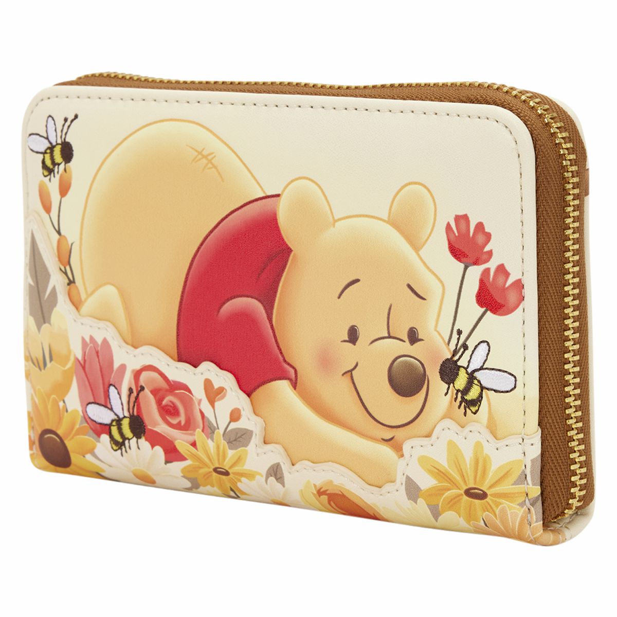 Winnie the Pooh Bees & Flowers Zip Around Wallet