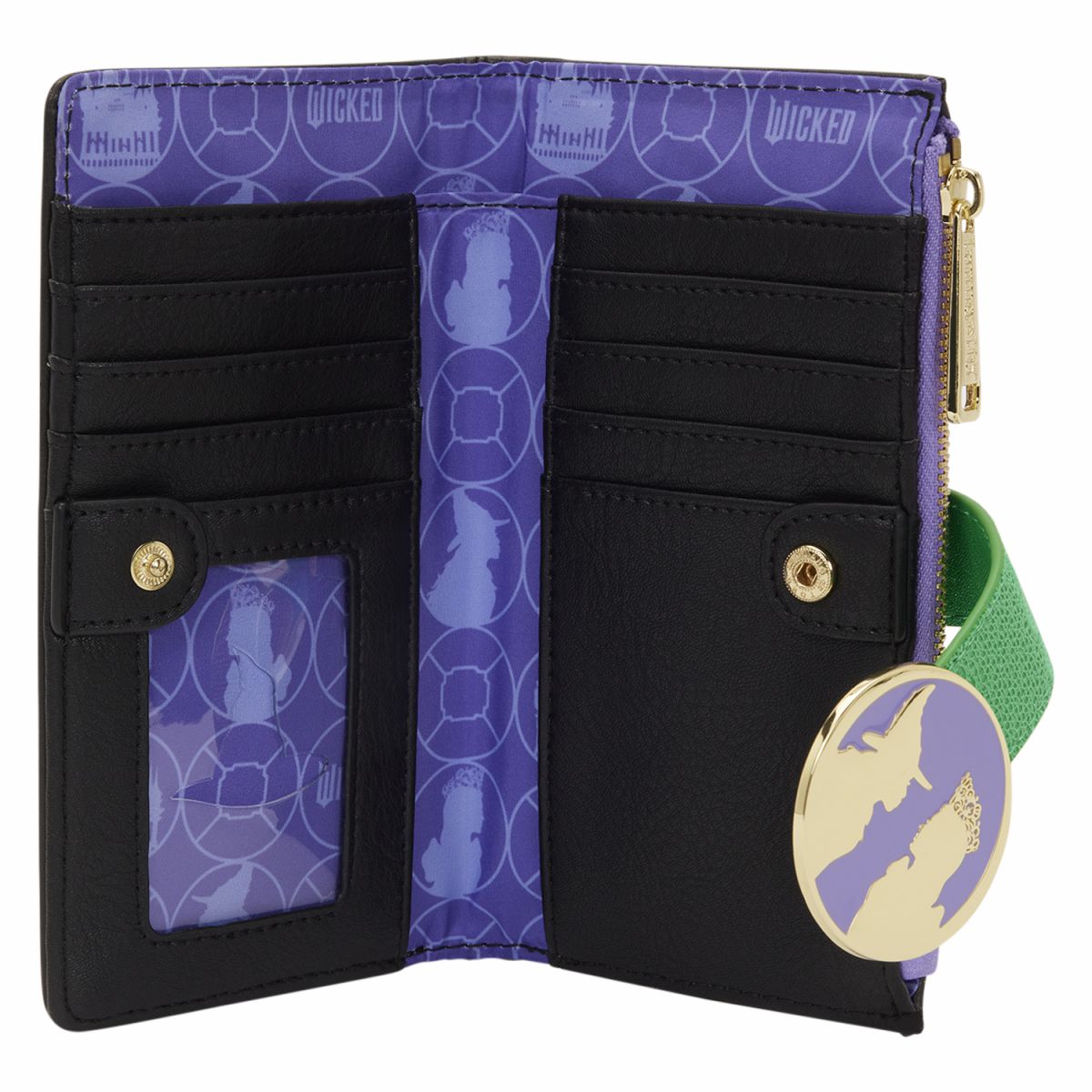 Wicked Glinda & Elphaba Floral & Lace Flap Wallet