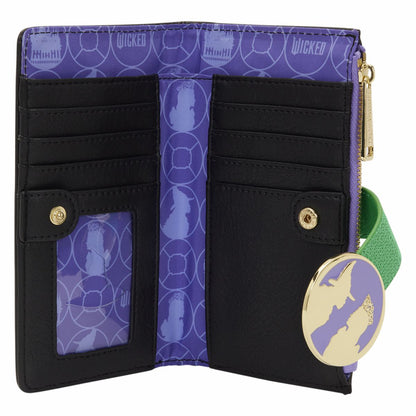 Wicked Glinda & Elphaba Floral & Lace Flap Wallet
