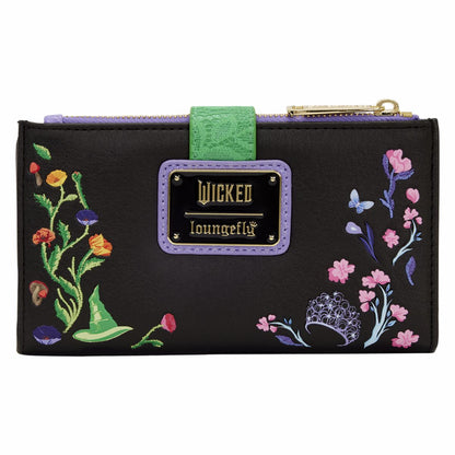 Wicked Glinda & Elphaba Floral & Lace Flap Wallet