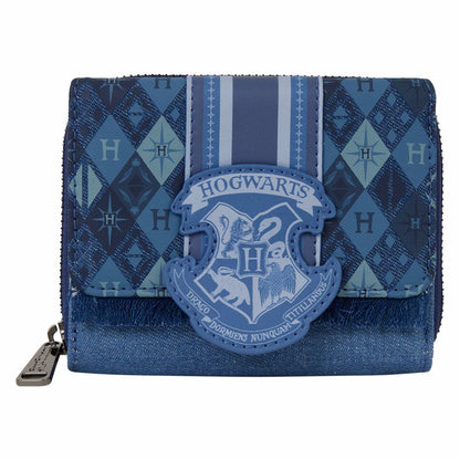 Harry Potter Hogwarts Denim Tri-fold Wallet