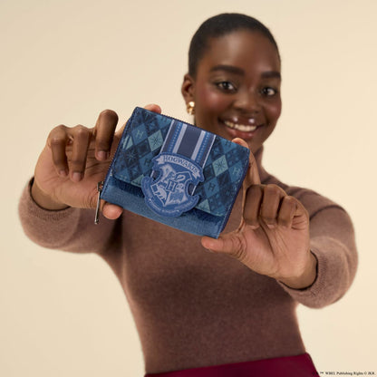 Harry Potter Hogwarts Denim Tri-fold Wallet