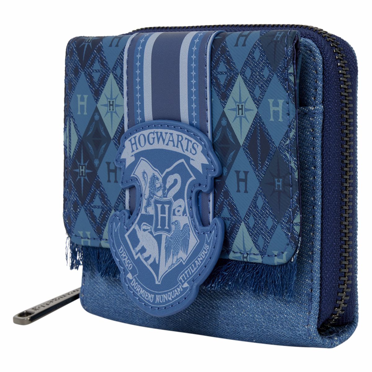 Harry Potter Hogwarts Denim Tri-fold Wallet