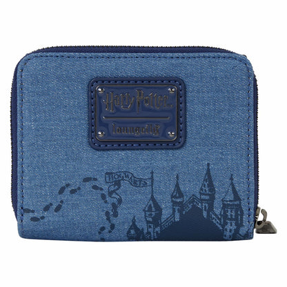 Harry Potter Hogwarts Denim Tri-fold Wallet