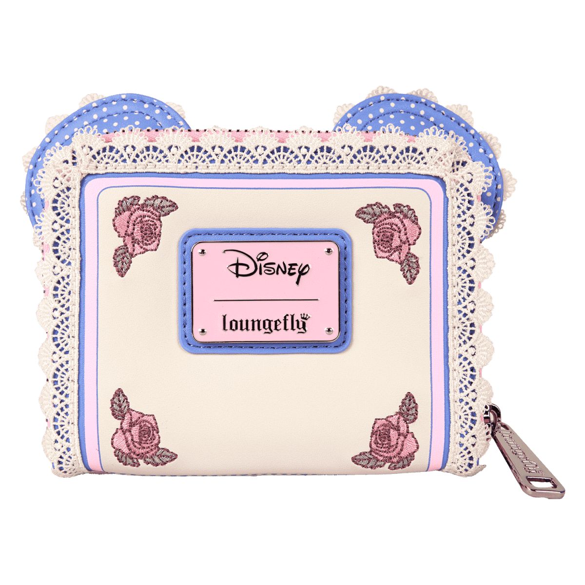 Minnie Mouse Floral and Lace Zip Around Wallet
