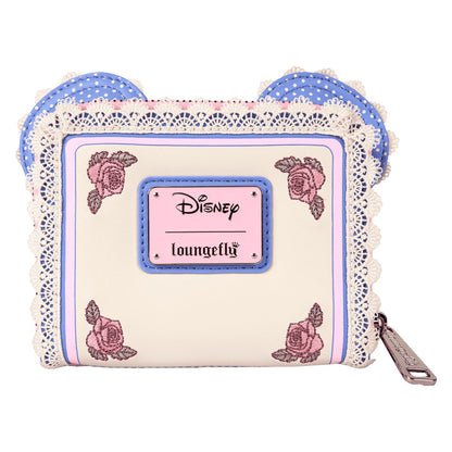 Minnie Mouse Floral and Lace Zip Around Wallet