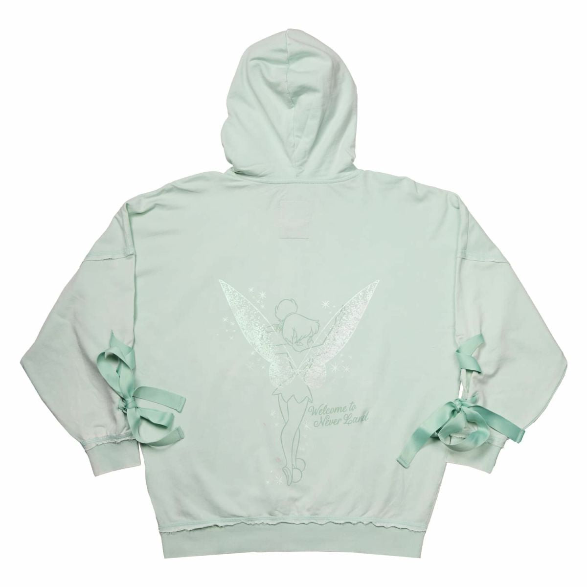 Peter Pan Tinker Bell Ribbon Unisex Zip Up Hoodie