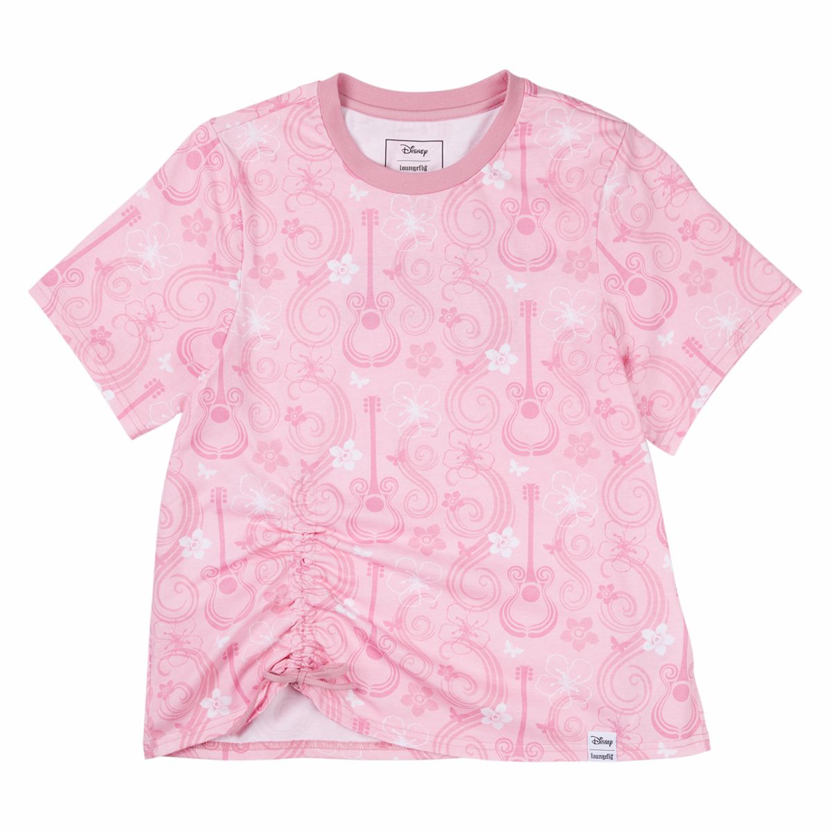 Hannah Montana Drawstring Hem All-Over Print Unisex Tee